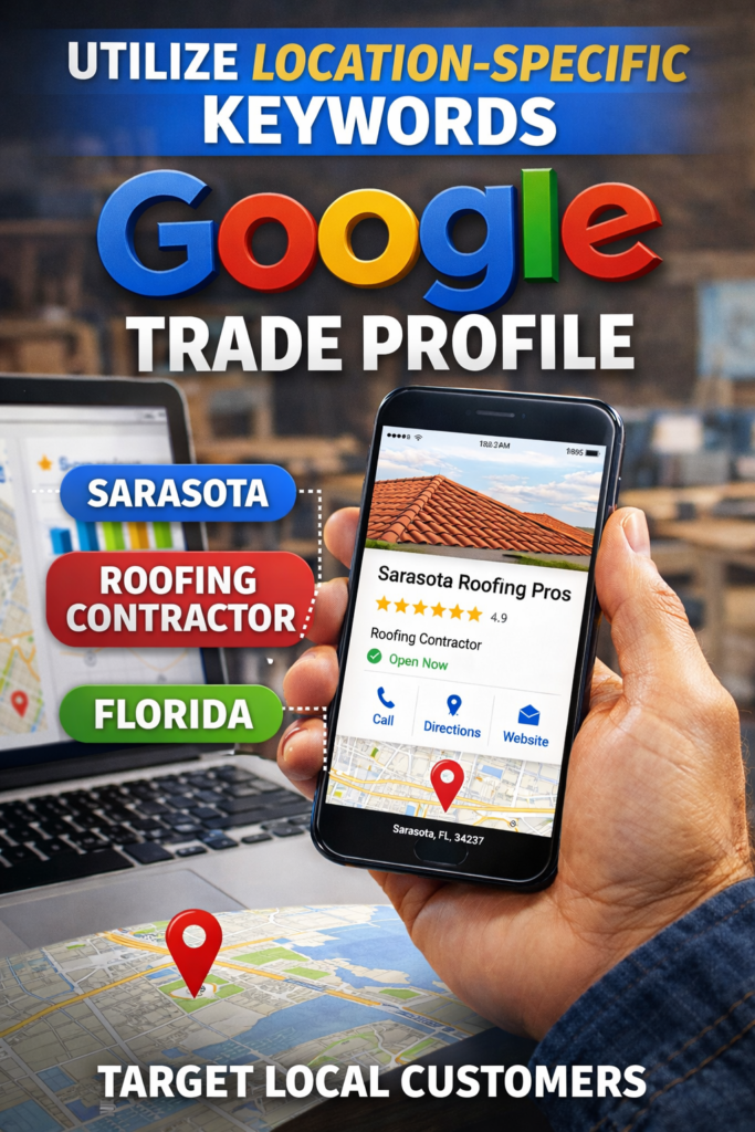 utllize location-specific keywords